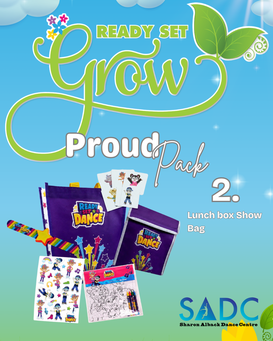 Proud Pack - Lunch Box Showbag - Ready Set Dance