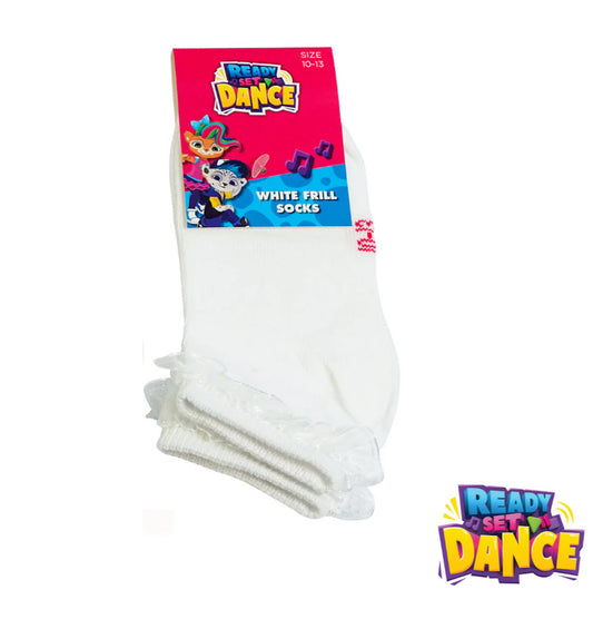 Ready Set Dance - Frill Socks